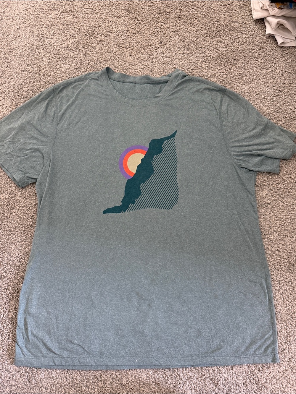 Marine Layer Sport Crew in Heathered Blue